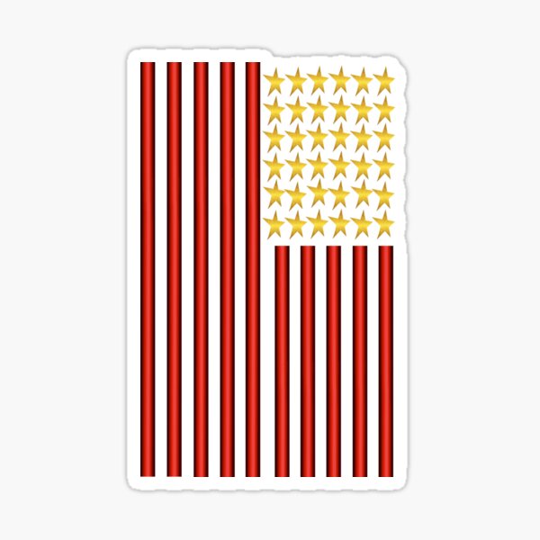 Stars And Stripes (USA 3) Sticker