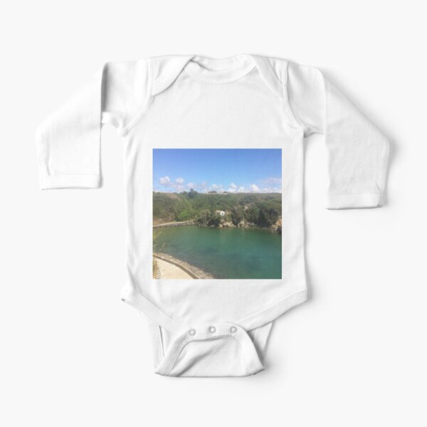 Green Underwater Dream, Alentejo, Portugal Long Sleeve Baby One-Piece