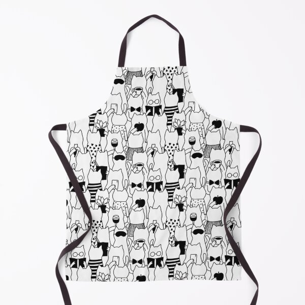 Item preview, Black and white doodle Everyday cats community. designed and sold by kostolom3000.