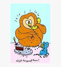 Weight Management Please! Photographic Print