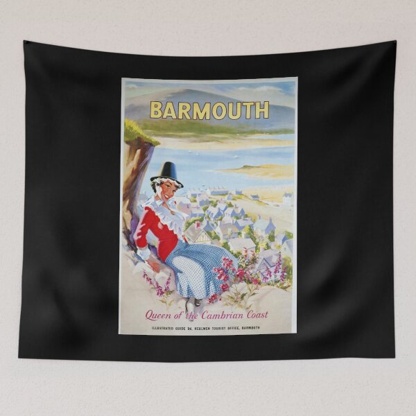 Item preview, Railway Poster Barmouth designed and sold by stickart-marek.