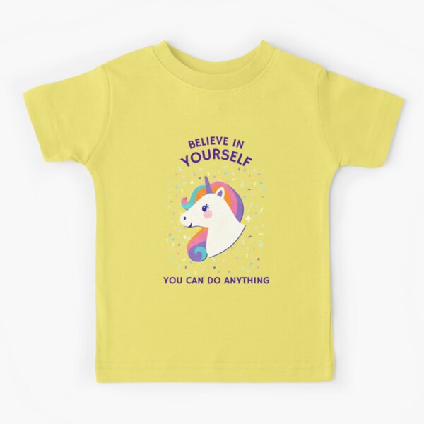 Cute Unicorn I Believe In Me T Shirt" Relaxed Fit T-Shirt For Sale By Bitsnbobs - Foto 11