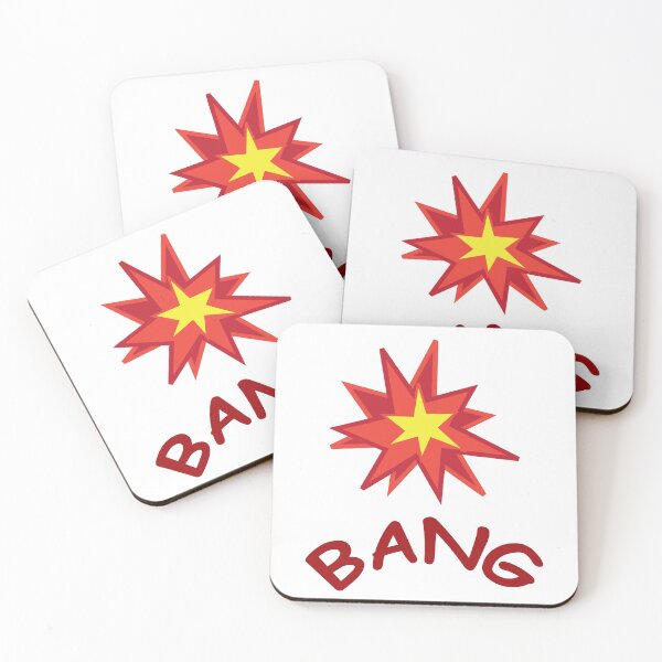 Item preview, Cartoon explosion with word bang designed and sold by Maks08.