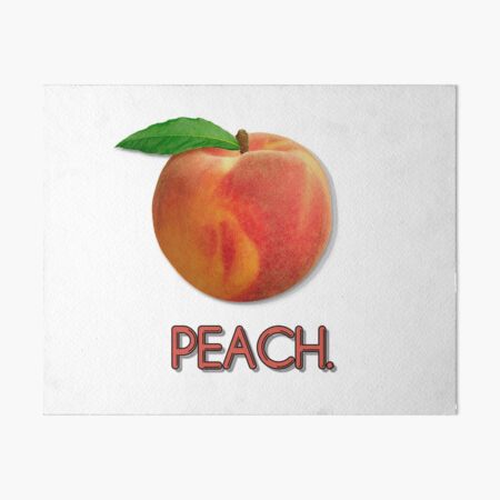 Peach Meme Art Board Prints Redbubble