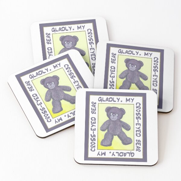 Item preview, Gladly my cross-eyed bear designed and sold by Creativecow.