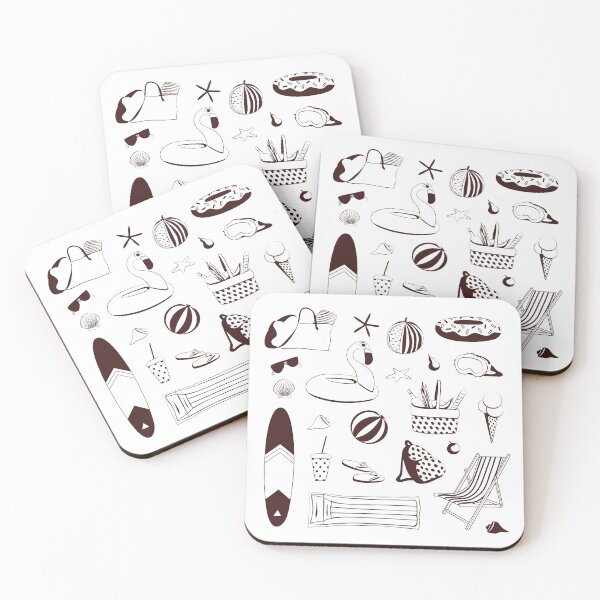 Item preview, Beach line elements print designed and sold by Bakulina.