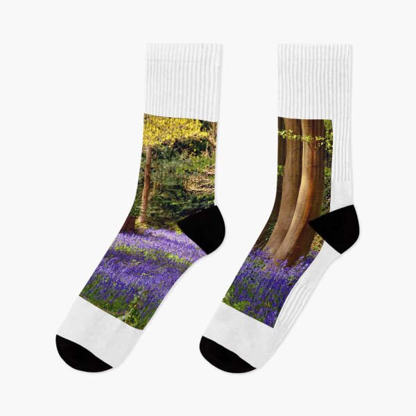 Item preview, Bluebells Bluebell Woods Basildon Park Berkshire designed and sold by AndyEvansPhotos.