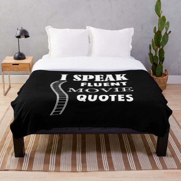 Item preview, I Speak Fluent Movie Quotes designed and sold by Type-Design.