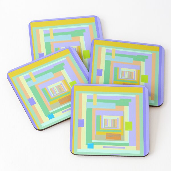 Item preview, Cabana, summer colors, geometric graphic design designed and sold by djrunnels.