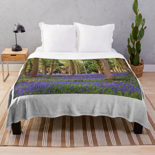Item preview, Bluebells Bluebell Woods Basildon Park Berkshire designed and sold by AndyEvansPhotos.