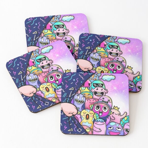 Item preview, Peeking Monsters  designed and sold by boojun.