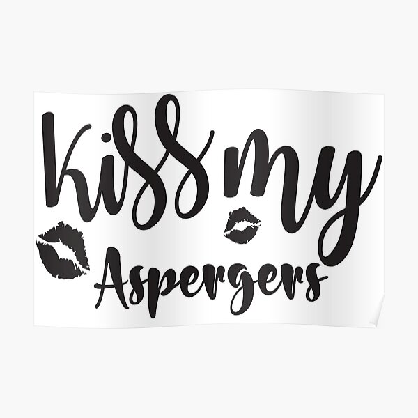 Kiss My Aspergers - T-shirt Di Consapevolezza Dell'autismo - Foto 3