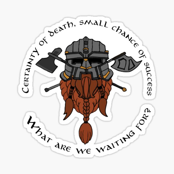 Citation de nain Sticker