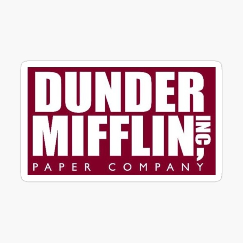 Dunder Mifflin The Office Logo Art Board Print for Sale by MikeFromToronto