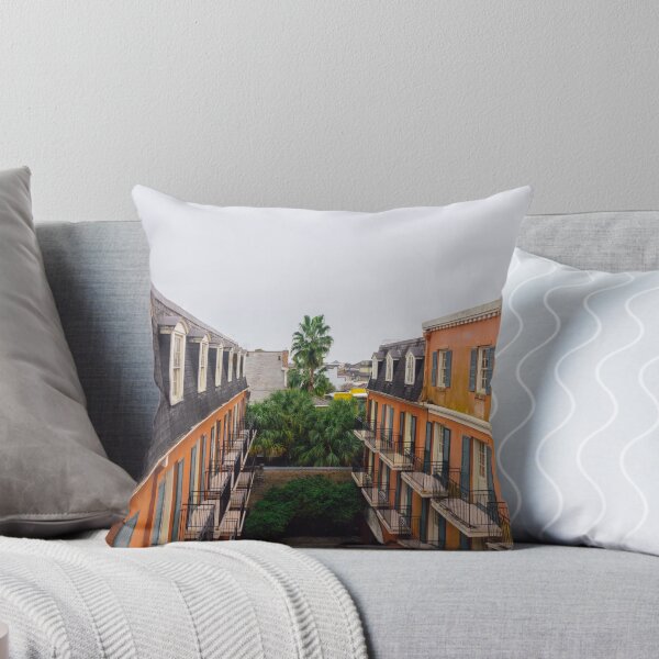 Item preview, The Colorful Buildings and Palm Trees in New Orleans designed and sold by Chee Sim.