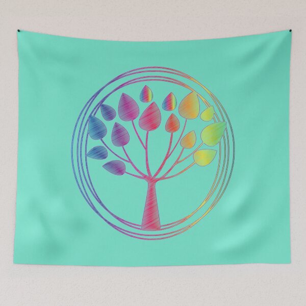 Item preview, Colorful tree of life designed and sold by PaperDreamPod.