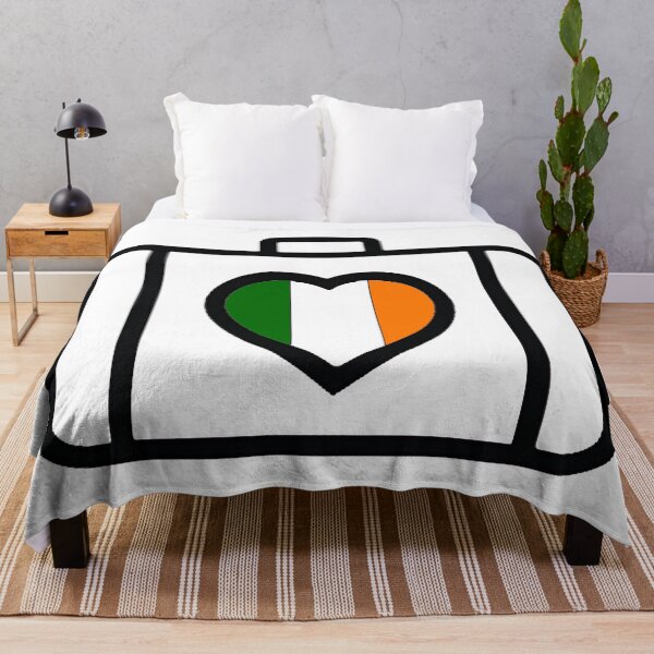 Item preview, U2 Inspired Large Tri Heart Suitcase designed and sold by suzieU2.