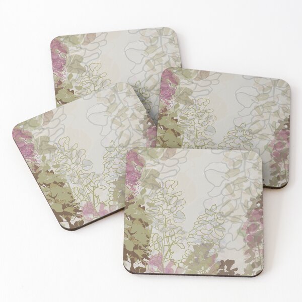 Item preview, Garden flowers designed and sold by bleuettextiles.