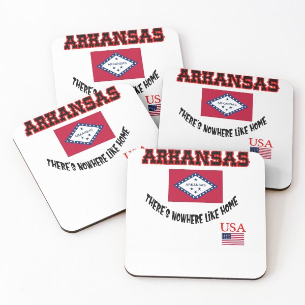 Item preview, Arkansas There's Nowhere Like Home Usa Flag Favorite State Workout Gift Ideas T Shirts designed and sold by mygiftideas.