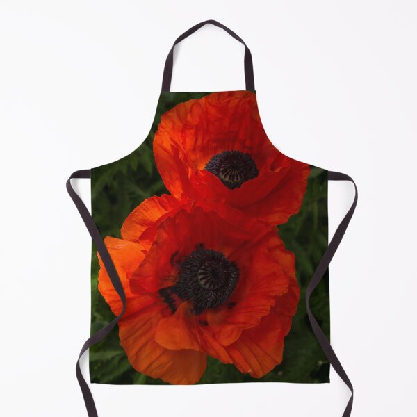 Item preview, Hot Red Poppy Duet - a Vertical View designed and sold by Georgia Mizuleva.