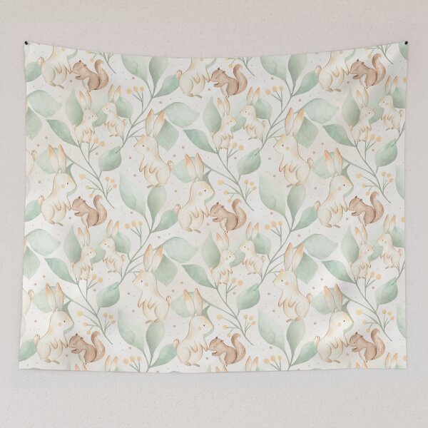 Item preview, Bunny and Squirrel Friends designed and sold by WisdomInspired.