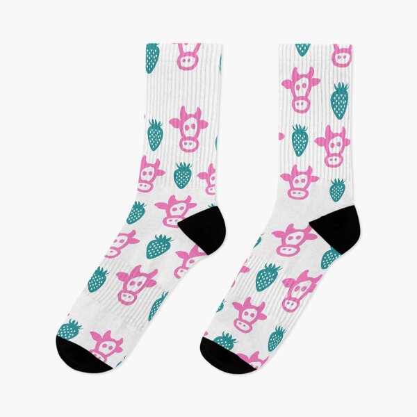 Item preview, STRAWBERRY COW - PINK - BLUE  designed and sold by Tropical Blood.