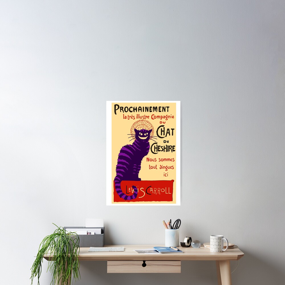 Chat De Cheshire Poster By Gwynplainestuff Redbubble