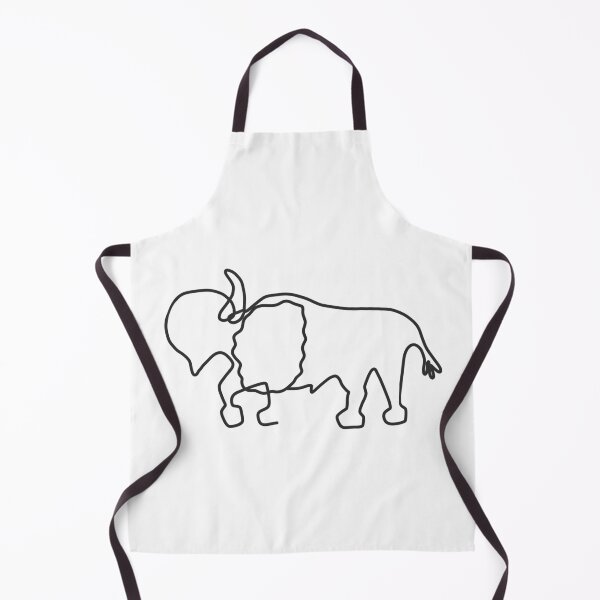Item preview, Bison Buffalo Minimalist Line Drawing designed and sold by mayapl.