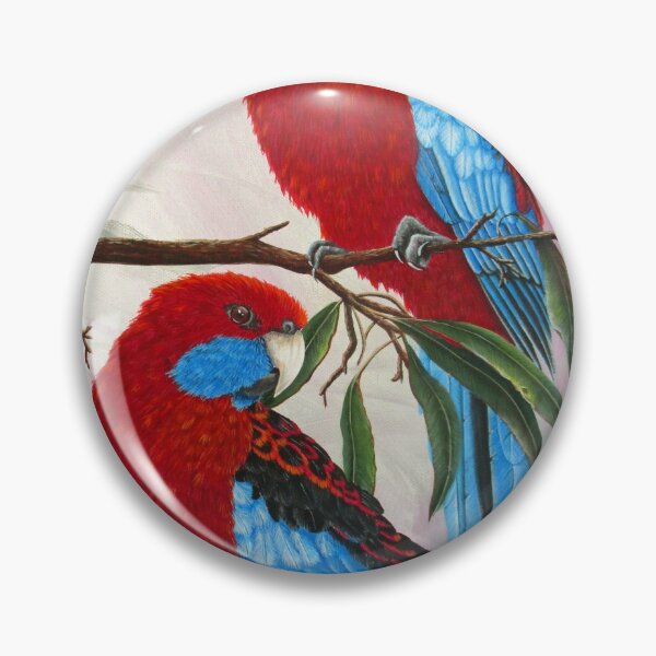 Item preview, Crimson Rosella's 2 designed and sold by Debra Dickson.