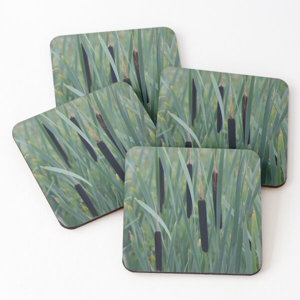 Item preview, Green rushes texture botanical designed and sold by chihuahuashower.