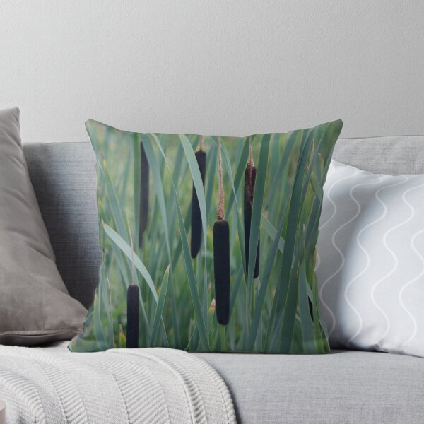 Item preview, Green rushes texture botanical designed and sold by chihuahuashower.
