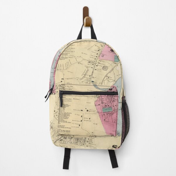 Item preview, Vintage Map of Norwalk CT (1867) designed and sold by BravuraMedia.
