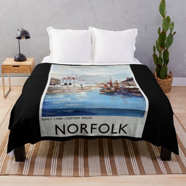 Item preview, Railway Poster Norfolk designed and sold by stickart-marek.