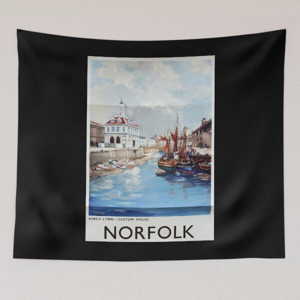 Item preview, cartel ferroviario Norfolk designed and sold by stickart-marek.