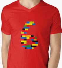 6 Men's V-Neck T-Shirt