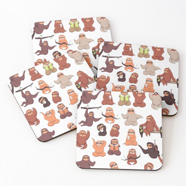 Item preview, Cute Lovable Sloths designed and sold by CreatedForYou.