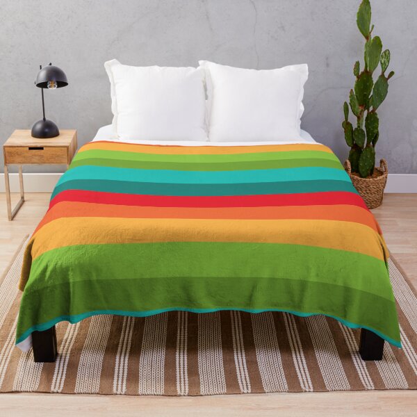 Item preview, Warm Rainbow Stripes designed and sold by ColorObsession.