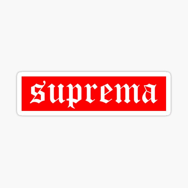 Latinas supreme outlet sticker