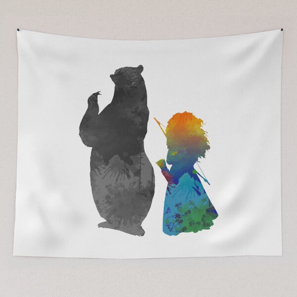 Item preview, Bear and Princess Inspired Silhouette designed and sold by ShadowsInspired.