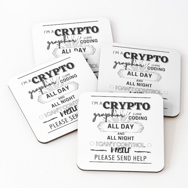 Item preview, I'm A Cryptographer I Love Coding All Day and All Night I Can't Control Myself Send Help designed and sold by Torique.