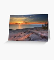 Sunset on Sleeping Bear Dunes National Lakeshore Greeting Card