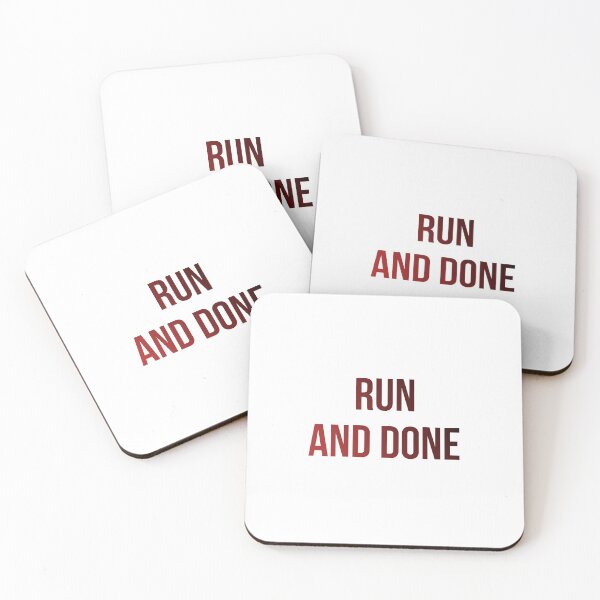 Item preview, Run and Done Red Gradient designed and sold by jackknite.