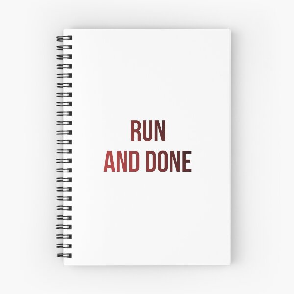 Item preview, Run and Done Red Gradient designed and sold by jackknite.