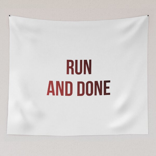 Item preview, Run and Done Red Gradient designed and sold by jackknite.