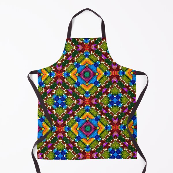 Item preview, Bright Jewels Watercolor Ink Kaleidoscope Mandala 30 designed and sold by MelindaLedsome.