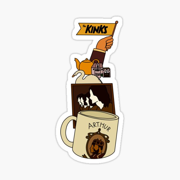 arthur -- the kinks Sticker