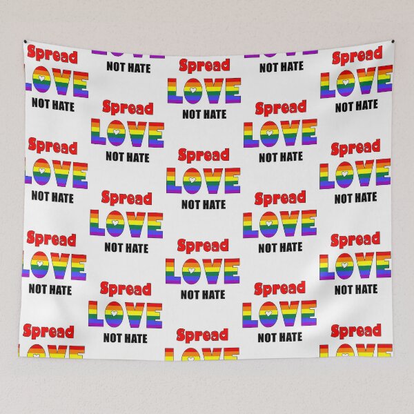 Item preview, Spread Love, Not Hate designed and sold by imphavok.