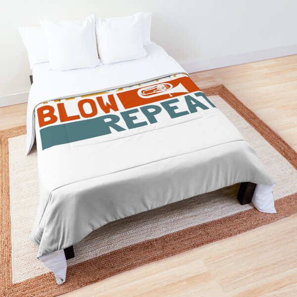 Eat Sleep Blow Bari Repeat Funny Comforter