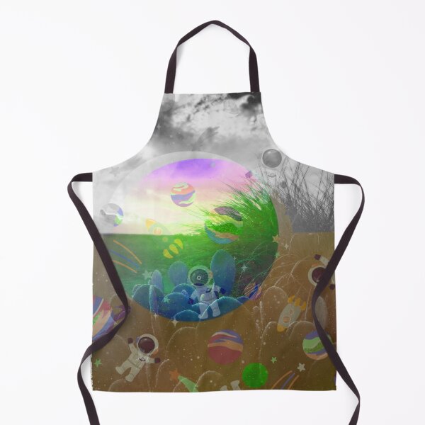 Item preview, It's all an illusion - there is nothing to fear - be daring - stay weird - inspirational cactus space art designed and sold by originalsusie.