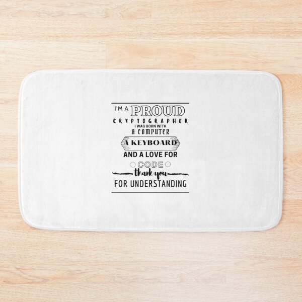 Item preview, I'm A Proud Cryptographer designed and sold by Torique.